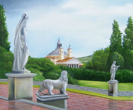 Tempietto di Maser 40 x 50 cm  Particulier bezit